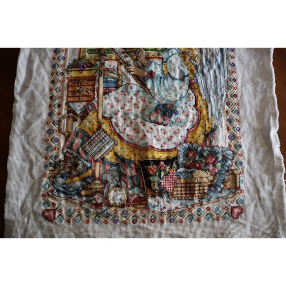 FINISHED Design Works Counted Cross Stitch Kit # 9952 Angel Of Cross Stitch - Picture 8 of 10